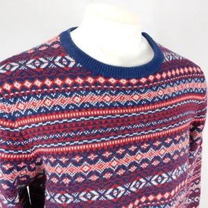 Vineyard Vines Shep Ian Herren blau gestreifter Pullover hässlich Weihnachten Gr. L - Bild 1 von 10