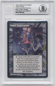 Graded Gold Signed Voter Captivation Proof BGS Artist Thomas Gianni WOTC VTES AP - Picture 1 of 2