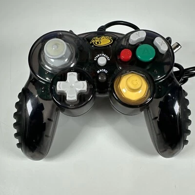 GameCube Controller MadCatz Macro Button #5626 Nintendo-Clear Tested Working - Image 1 of 4