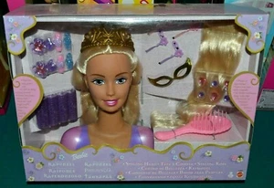 RARO NUEVO EN CAJA 2002 BARBIE PRINCESA RAPUNZEL PEINADO CABEZA PELO LARGO MUCHOS ACCESORIOS - Imagen 1 de 10