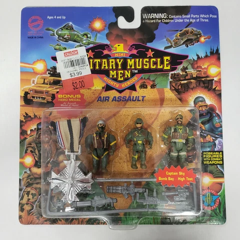 Mini Military Muscle Men Mighty Heroes Air Assault San Francisco Toymakers NEW Cover