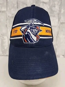 UTEP Miners Logo NCAA Blue Strap Back Mesh Back Youth Hat - Picture 1 of 7