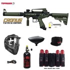 Tippmann Cronus Thermal HPA Paintball Package Tactical Olive Thermal Helix Mask