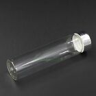 60ml (120 x 30mm ) Empty Clear Glass Bottle Display Storage Vials Silver  Al Cap