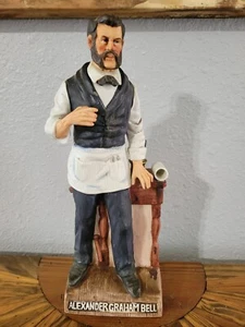 VTG 1970'S Mccormicks Alexander Graham Bell Porcelain Empty Whiskey Decanter - Picture 1 of 9