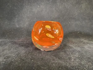 Fratelli Toso Mid Century Murano Glas Vase oder Zigarettenhalter - Bild 1 von 7