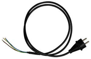 Cable de conexión / cable de alimentación / cable de alimentación 3 x 1,5 mm² con conector Schuko 230 V 0,80 m - Imagen 1 de 1