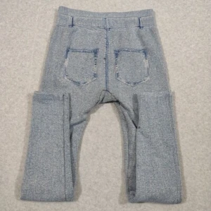 Kids Size 8 Sweat Pants (24 inch waist) Blue Jean Print Graphic Elastic waist - Picture 1 of 12