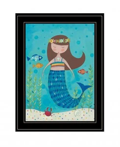 Under the Sea 4 Black Framed Print Wall Art - Picture 1 of 1