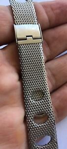 Duchess Watch Band 19mm Stainless Steel 6"-7" Curved End Vintage New 1960’s