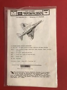 Microscale Decal 48-49 1/48 for Monogram A-4 Skyhawks - Picture 1 of 7