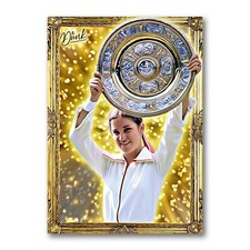 Chris Evert Gold Getter Sketch Card Limited 05/30 Dr. Dunk Signed