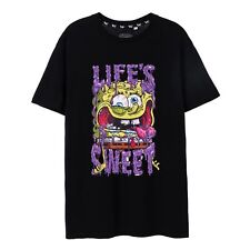 SpongeBob SquarePants Mens Life�'s Sweet T-Shirt (NS7376)