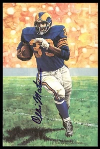 Ollie Matson Signed Autographed Goal Line Art Card GLAC Postcard JSA COA - Picture 1 of 2
