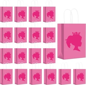 18Pcs Pink Princess Party Favor Bags Princess Birthday Gift Bags -9.8"x6.3"x3.2" - Picture 1 of 5