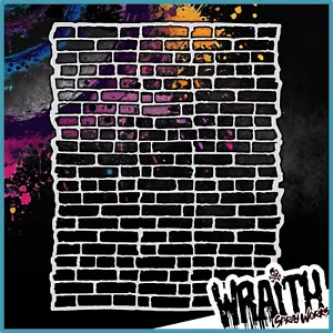Brick Filler - Reusable Airbrush Stencil Template - Picture 1 of 4