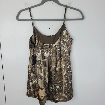 Vintage Top Womens XS Deadstock New York Company Tank Cami Grunge Y2K Silky - Image 1 of 4