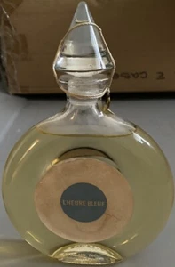 Vintage Guerlian L’Heure Bleue eau de Cologne 6oz Bottle w/ Stopper & Ties New - Picture 1 of 6
