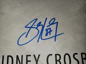 Sidney Crosby handsigniert signiert 20x29 gerahmte Statistiken Leinwand 25/87 COA Frameworth - Bild 1 von 22
