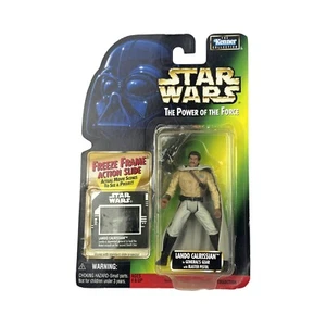 Star Wars Power of The Force Freeze Frame Lando Calrissian in Generals Gear NEW - Picture 1 of 2