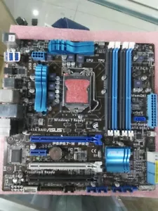 Placa madre P8P67-M PRO para escritorio Asus LGA1155 Intel P67 SATA6Gb/s USB3.0 DDR3 - Imagen 1 de 3
