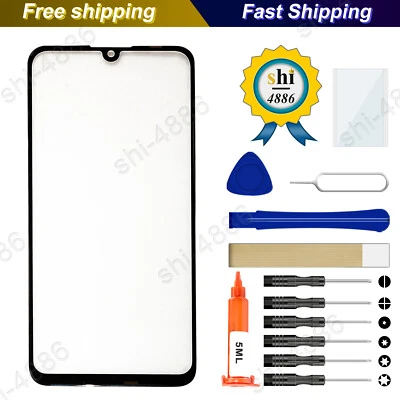 Front Outer Glass Lens Screen For Huawei P Smart 2019 POT-LX1RUA Replacement - Image 1 of 4