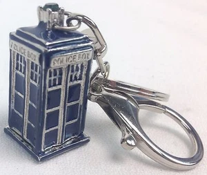 3D TARDIS Doctor Who Science Fiction TV Series - Imported Metal Keychain Keyring - Picture 1 of 5