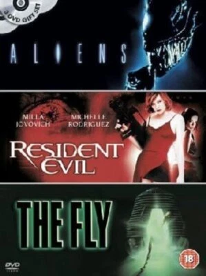 Aliens/Resident Evil/The Fly DVD (2004) Sigourney Weaver, Anderson (DIR) cert - Image 1 of 2