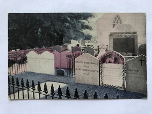 Postal de lápidas de cementerio A Corner in Westminster Abbey, Londres, Inglaterra Reino Unido - Imagen 1 de 2