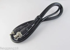 BNC Male to RCA Male Plug CCTV Surveillance Security Camera Video Cable Cord 1M - Picture 1 of 2
