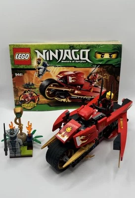 LEGO Ninjago: Kai's Blade Cycle 9441, 98% Set-Minifigura-Instrucción 2012 Foto 1 de 4