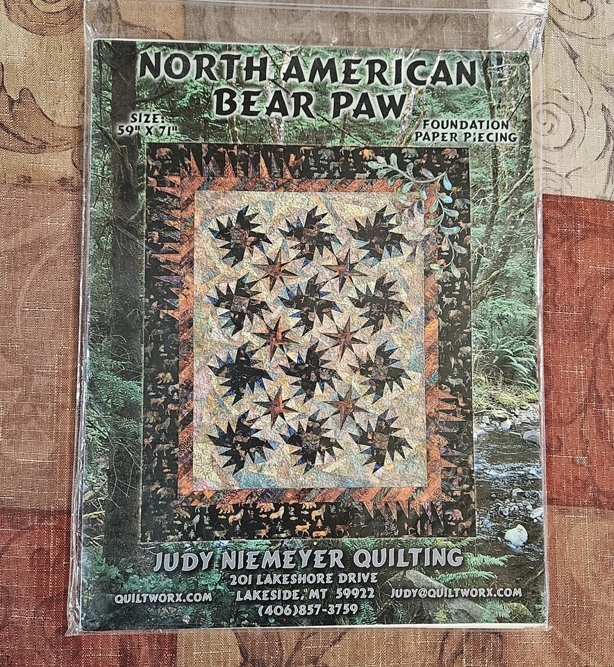 North American Bear Paw Quilt Pattern Judy Niemeyer Quilting Quiltworx