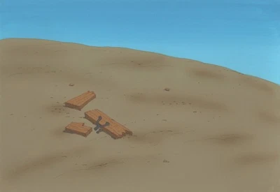 Hanna-Barbera THE SMURFS Animation Background Painting, 1980s - Image 1 of 3