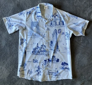 Ostroy NYC Monuments  Resort Shirt Medium / Epic Gravel / Road Cycling Shirt - Picture 1 of 8