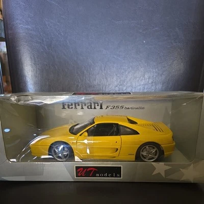 L@@K!!! UT Models 1:18 Ferrari F355 GTB Coupe Yellow - Image 1 of 4