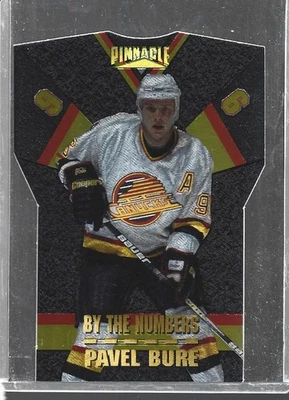 Pavel BURE - 1996-97 Pinnacle BY THE NUMBERS Die Cut #15 - HOF Canucks - Image 1 of 2