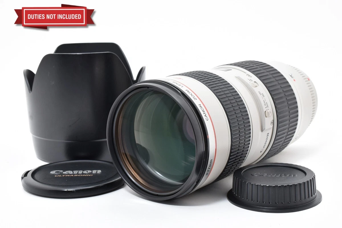 Canon 70-200mm Focal f/2.8 Camera Lenses for sale | eBay
