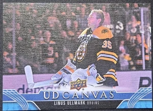 23-24 Upper Deck Linus Ullmark UD Canvas 🚨🚨🚨 Boston Bruins  - Picture 1 of 2