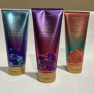 Victoria's Secret Lost in Fantasy/Love Spell/Such A Flirt Hand & Body Creams New - Picture 1 of 9
