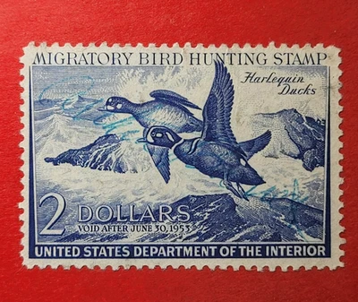 RW19 - $2 1952 Migratory Bird Hunting Stamp – MNH – OG - FVF - Image 1 of 4