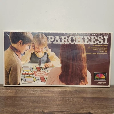1975 Vintage Parcheesi Board Game Royal Game Of India Selchow Righter NEW SEALED - Image 1 of 4