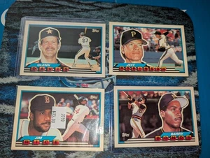 1989 Topps Big #5 Barry Bonds~ JIM RICE - GLEN DAVIS 🔥⚾😉ALL 4 ! FREE SHIPPING - Picture 1 of 6