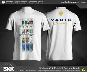 T Shirt Varig Timetables Unisex Size S To 5XL - Picture 1 of 1