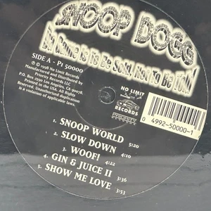 Snoop Dogg – Da Game Is To Be Sold, Not To Be Told (Sealed, 1998 US Press, No Li - Bild 1 von 2