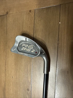 Ping Zing 2 Punto Rojo 3 Hierro Karsten U44 Eje Grafito 40" Empuñadura Ping Foto 1 de 4