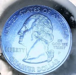 Lot Of 2 Rim CUD ERROR 2019P American Beautiful /2005 P West Virginia - Picture 1 of 5