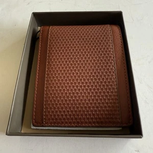 Trafalgar Men's Pebbled Leather Bifold Wallet/Tan/Perfect Gift/NIB/Never Used - Picture 1 of 5