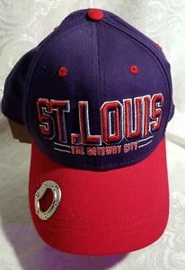 Gateway Arch St Louis Ball Cap Hat Adjustable Baseball Metal Bottle Opener? - Picture 1 of 7