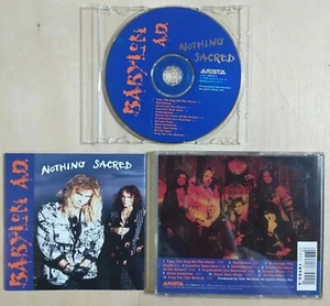 BABYLON A.D. - Nothing Sacred - 1992 US IMPORT CD ~RARE!!** Hard Rock/Glam Metal - Picture 1 of 1