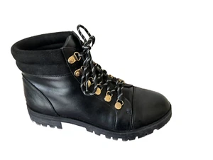 🩶CARVELA .. Black Lace Up Ankle 'Samble' Boots Size Eu 38 UK 5🩶 - Picture 1 of 7